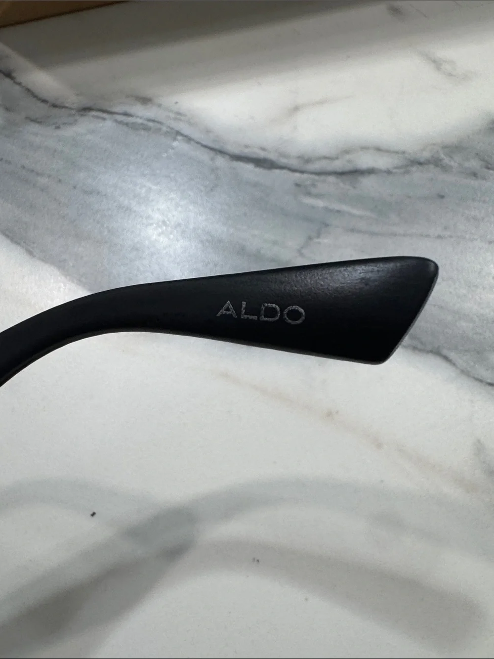 Aldo Black Oversized Square Sunglasses for Men